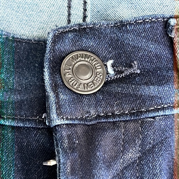 7 For All Mankind skinny lady blue jean. Size W24 - Picture 8 of 10